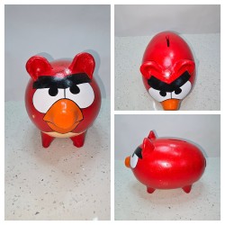 Alcancía de Angry Bird Red